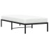 Estructura de cama sin colchón metal negro 90x200