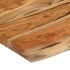 Estante pared rectangular madera acacia borde vivo 70x40x2,5