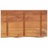 Encimera de baño rectangular madera maciza acacia 90x60x2,5