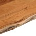 Encimera de baño rectangular madera maciza acacia 90x60x2,5