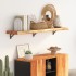 Estante pared rectangular madera acacia borde vivo