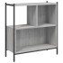 Estantería madera de ingeniería gris Sonoma 72x28x77,5