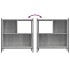 Estantería madera de ingeniería gris Sonoma 72x28x77,5