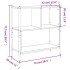Estantería madera de ingeniería gris Sonoma 72x28x77,5