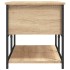 Banco almacenaje madera ingeniería roble Sonoma 100x42,5x47