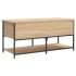 Banco almacenaje madera ingeniería roble Sonoma 100x42,5x47
