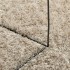 Alfombra pelo largo aspecto brillante ISTAN beige Ø 160