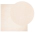 Alfombra de pelo corto suave lavable HUARTE beige 160x160