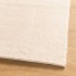 Alfombra de pelo corto suave lavable HUARTE beige 160x160