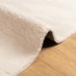 Alfombra de pelo corto suave lavable HUARTE beige 160x160
