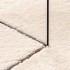 Alfombra de pelo corto suave lavable HUARTE beige 160x160