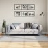 Alfombra de pelo corto suave lavable HUARTE gris 140x200