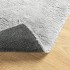 Alfombra de pelo corto suave lavable HUARTE gris 140x200