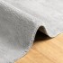 Alfombra de pelo corto suave lavable HUARTE gris 140x200