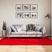Alfombra de pelo corto suave lavable HUARTE rojo 140x200 cm