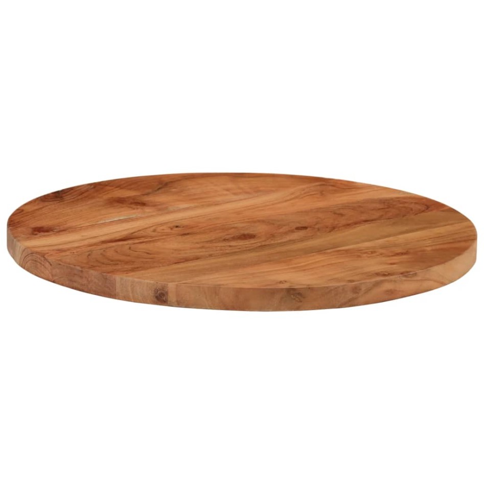 Tablero de mesa redondo madera maciza de acacia Ø50x2,5