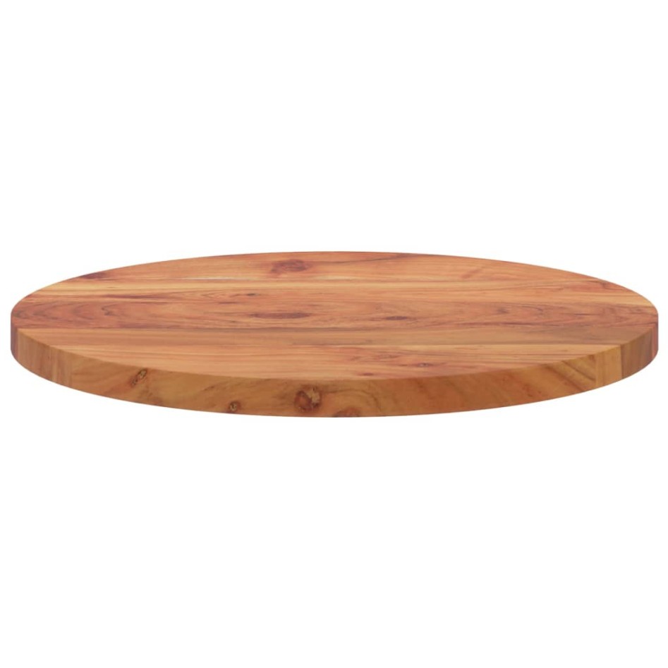 Tablero de mesa redondo madera maciza de acacia Ø50x2,5