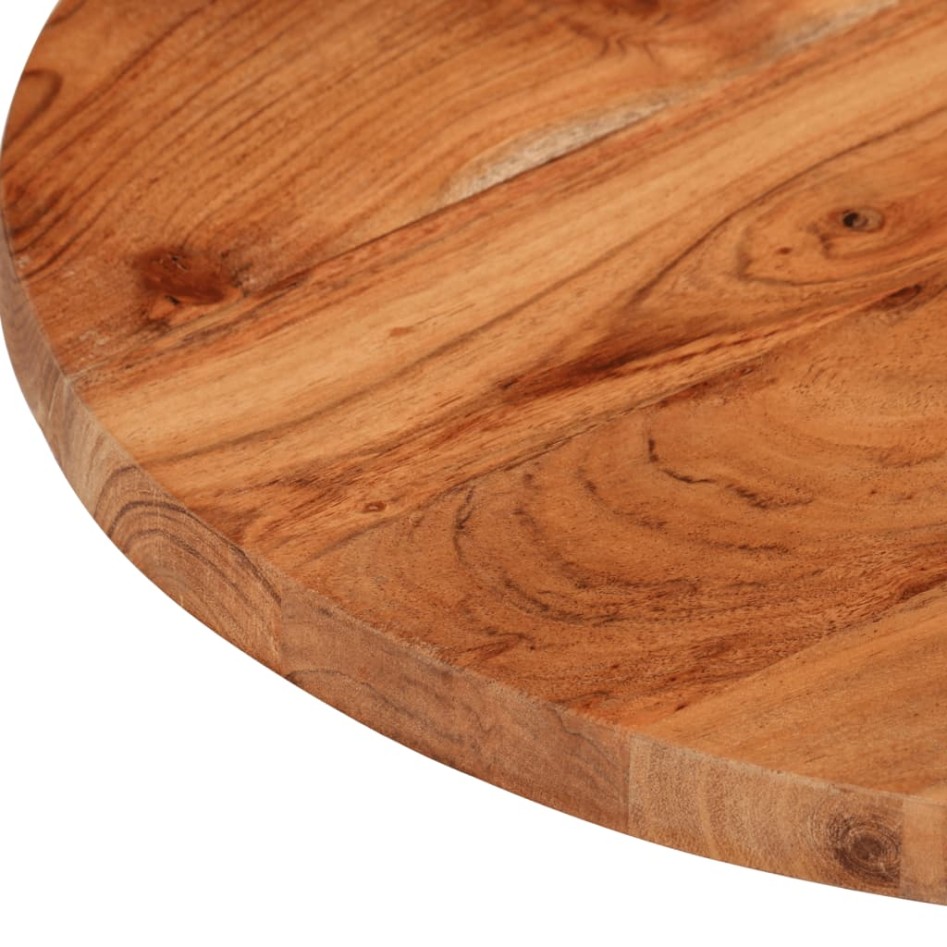 Tablero de mesa redondo madera maciza de acacia Ø50x2,5
