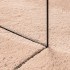 Alfombra de pelo corto suave lavable HUARTE rosado 140x200