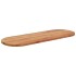 Tablero de mesa ovalado madera maciza de acacia 110x40x3,8