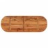 Tablero de mesa ovalado madera maciza de acacia 110x40x3,8
