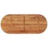 Tablero de mesa ovalado madera maciza de acacia 120x50x2,5
