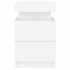 Mesita de noche con luces LED blanco 35x39x55
