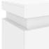 Mesita de noche con luces LED blanco 35x39x55