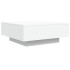 Mesa de centro madera de ingeniería blanco 80x80x31