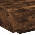 Mesa de centro con luces LED roble ahumado 85x55x31