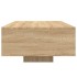 Mesa de centro con luces LED roble Sonoma 85x55x31