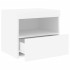 Mesita de noche con luces LED blanco 50x40x45