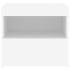 Mesita de noche con luces LED blanco 50x40x45
