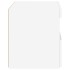 Mesita de noche con luces LED blanco 50x40x45