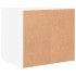 Mesita de noche con luces LED blanco 50x40x45