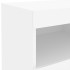 Mesita de noche con luces LED blanco 50x40x45