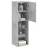 Mueble para TV con luces LED gris hormigón 30,5x30x102