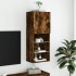 Mueble para TV con luces LED roble ahumado 40,5x30x102