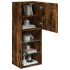 Mueble para TV con luces LED roble ahumado 40,5x30x102