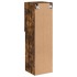 Mueble para TV con luces LED roble ahumado 30,5x30x102
