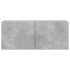 Mueble para TV de pared gris hormigón 100x30x41