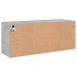 Mueble para TV de pared gris hormigón 100x30x41