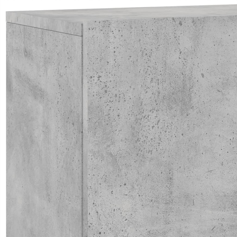 Mueble para TV de pared gris hormigón 100x30x41