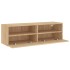 Mueble de pared TV madera ingeniería roble Sonoma 100x30x30