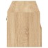 Mueble de pared TV madera ingeniería roble Sonoma 100x30x30