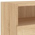 Mueble de pared TV madera ingeniería roble Sonoma 100x30x30