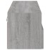 Mueble de pared TV madera ingeniería Sonoma gris 100x30x30