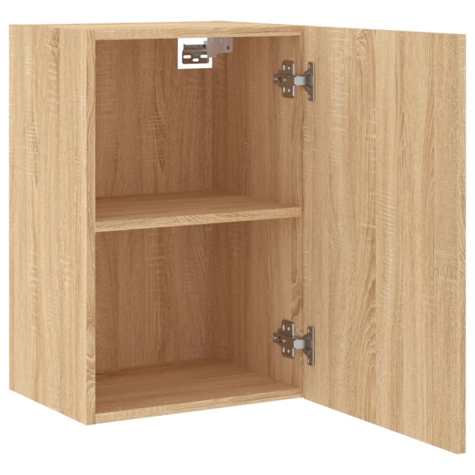 Muebles de TV de pared 2 uds madera roble Sonoma 40,5x30x60
