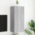 Mueble TV de pared madera ingeniería gris Sonoma 40,5x30x90