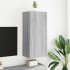 Mueble TV de pared madera ingeniería gris Sonoma 40,5x30x90